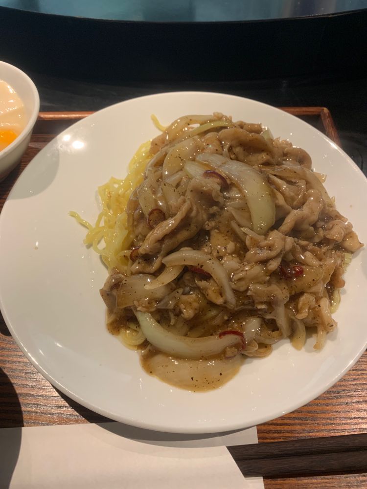 黒コショー焼きそば