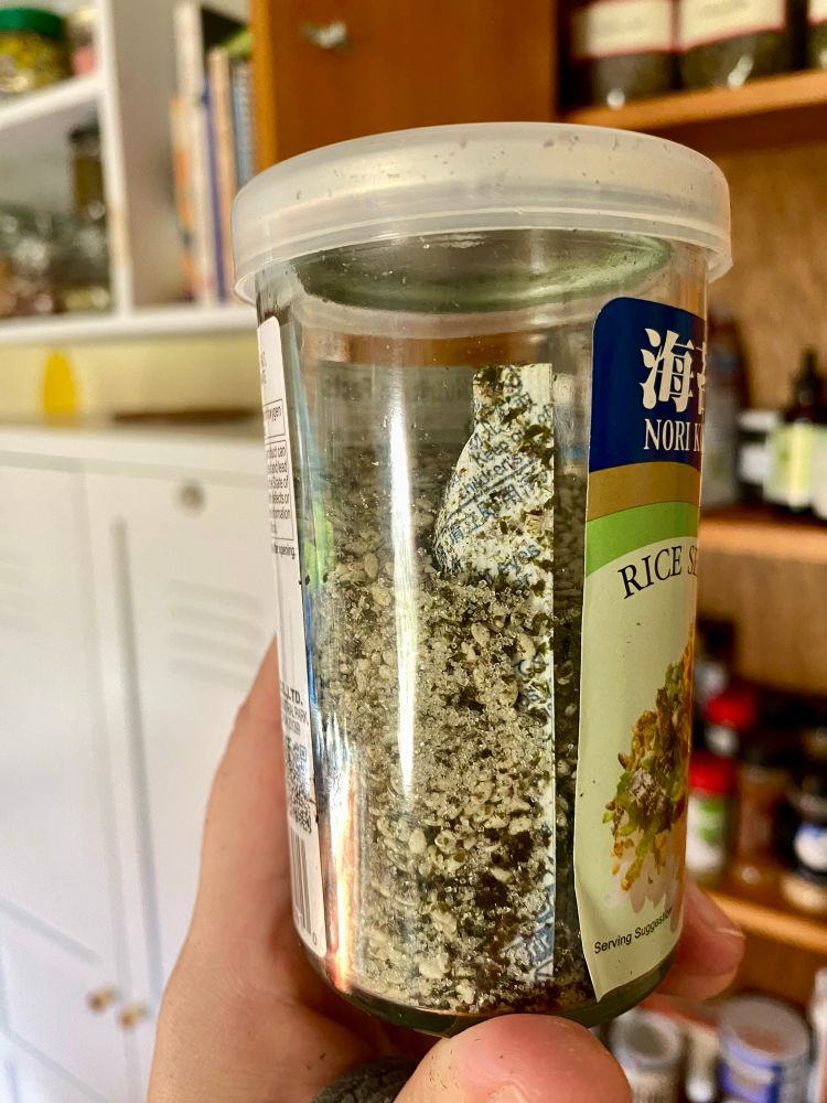 Here’s the finished product all mixed together put back in its jar