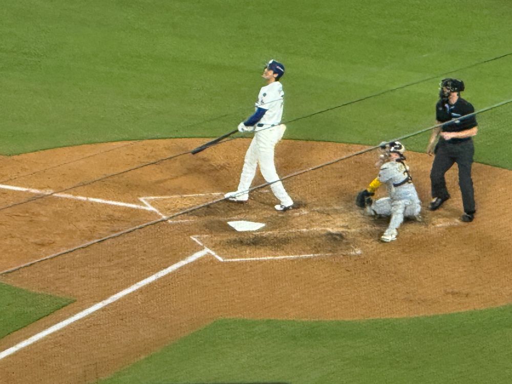 Shohei Ohtani hits his 3rd home run of the game, having also struck out ten batters in six scoreless innings.