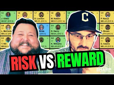 2025 Fantasy Best Ball Draft Strategy from Pick 11 | Elite WR Start + Risky Stacks
