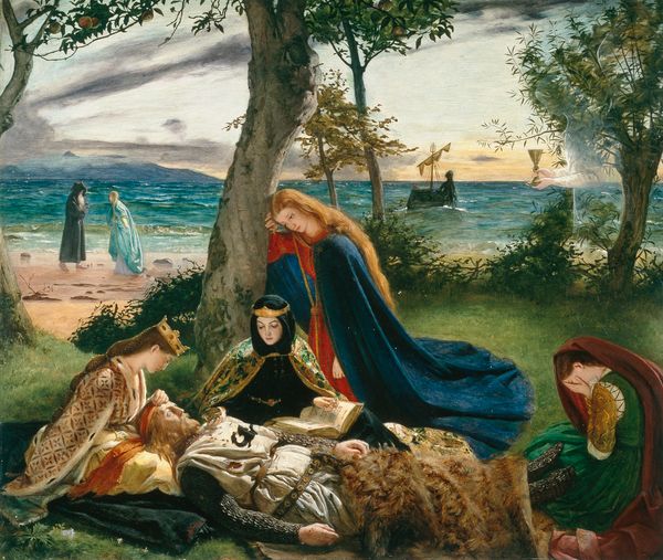James Archer (1823–1904)
The Death of King Arthur - La Mort d'Arthur, ca 1860