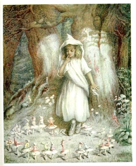 The Elf Ring, by Kate Greenaway, c 1905 (Public domain)