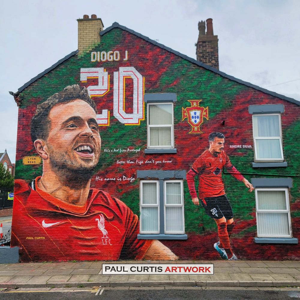 Diogo Jota,  Paul Curtis Artwork 