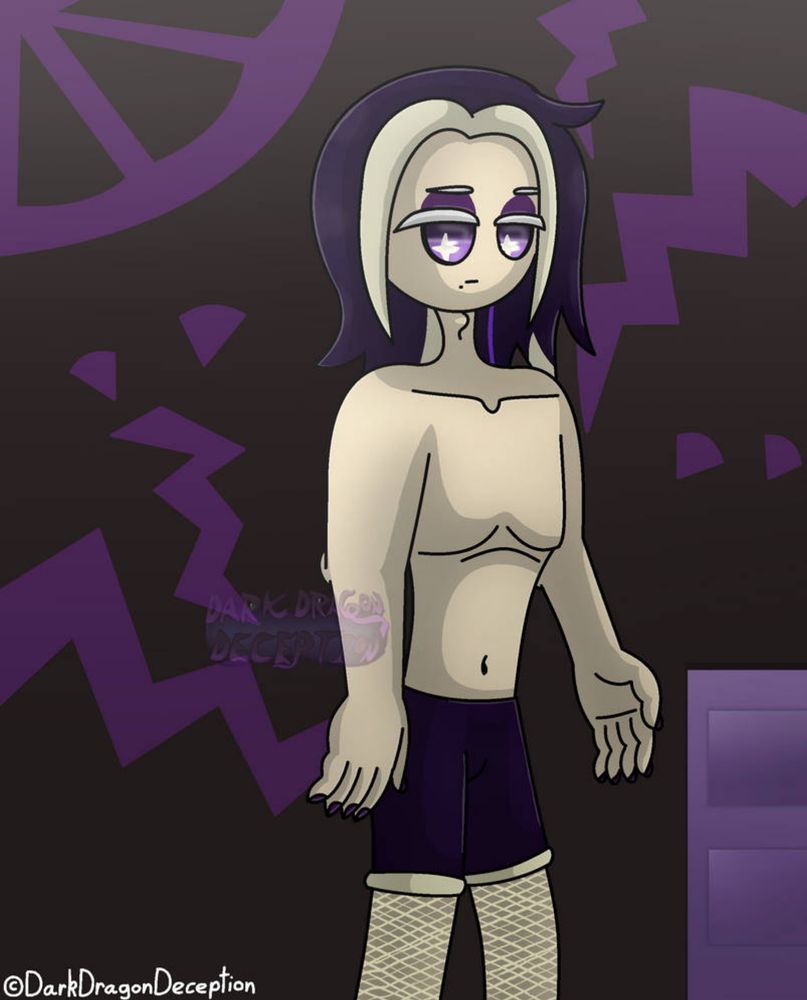 Shirtless Black Lemonade Cookie (CRK) by DarkDragonDeception on DeviantArt