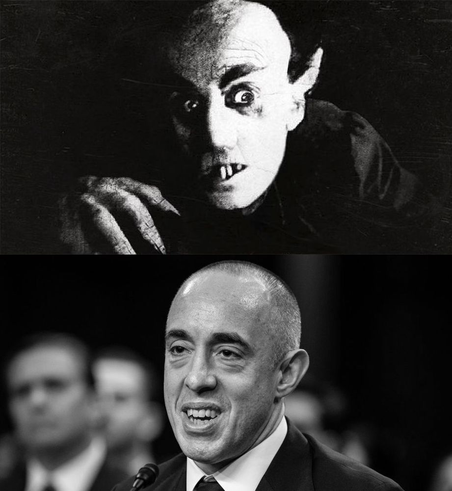 Emil Bove looks like the villainous vampire from the original 
