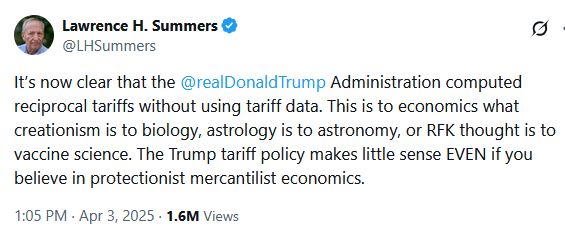 Larry Summers quote.