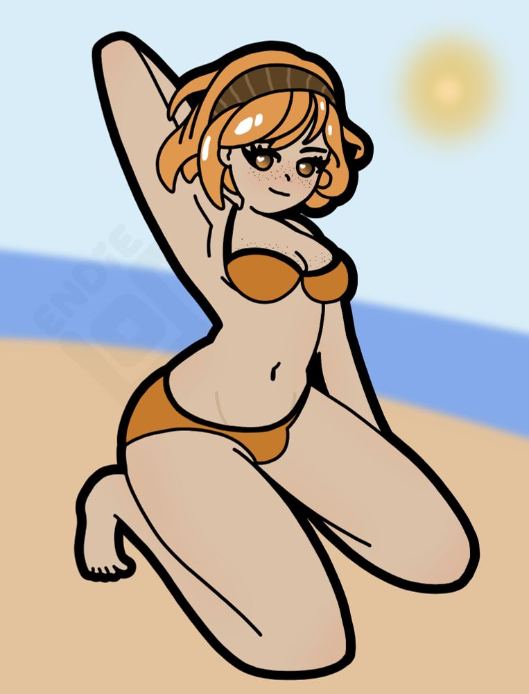Digital art by Endie 🧡
Character is my OC, Endie