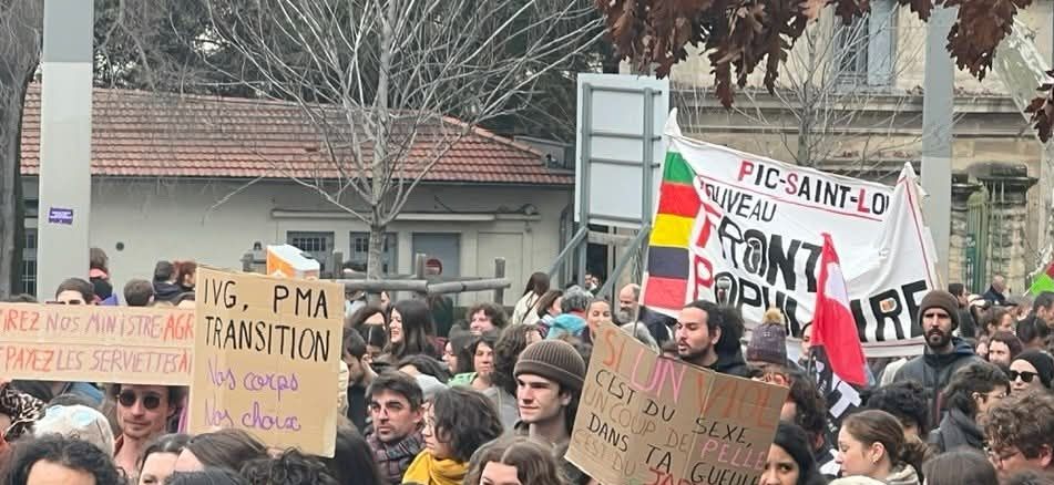Photo de la manif