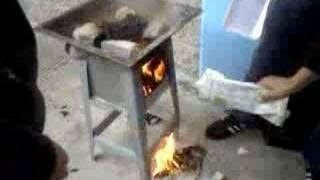 Prendiendo el anafre