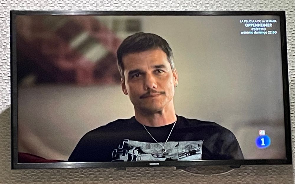 El Perro Sanxe con bigote en la peli Civil War