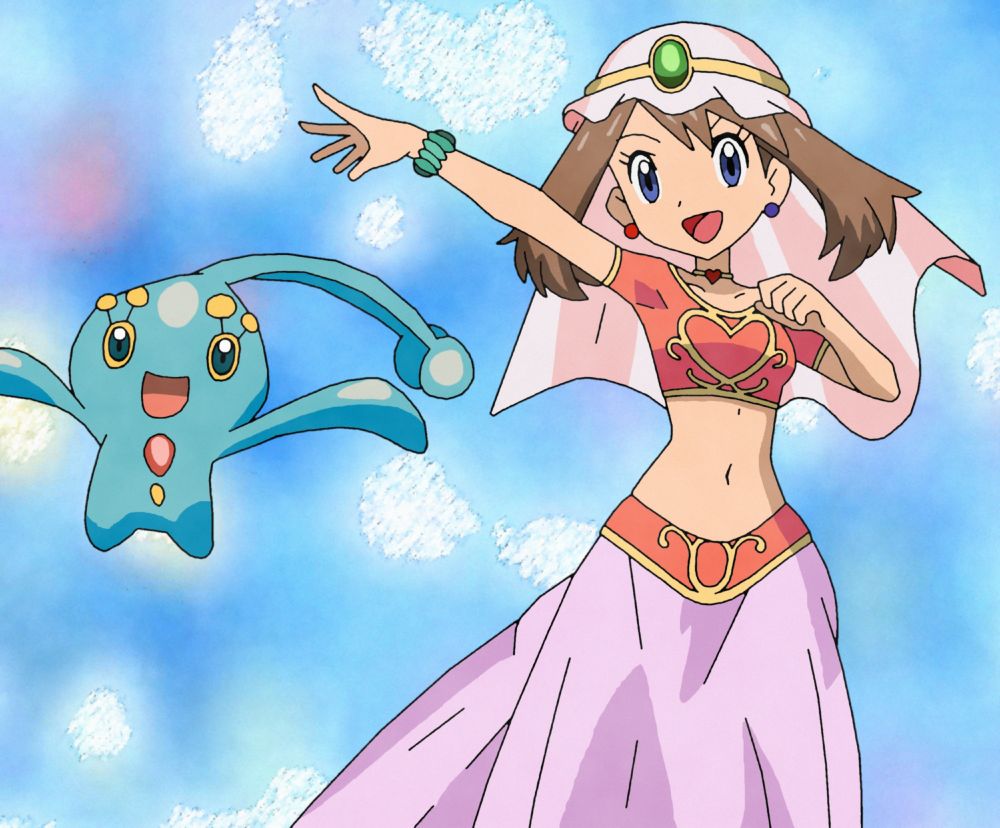 How May and Manaphy could have looked in Pokemon Journeys.