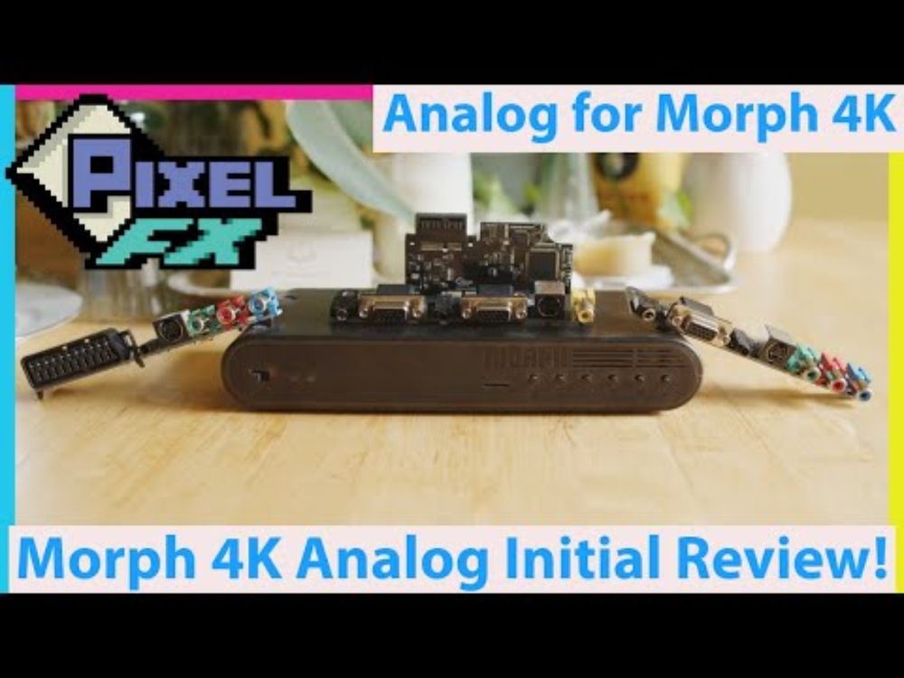 Morph 4K Analog Boards are Here! Initial Review for Analog Retro Game Scaling!