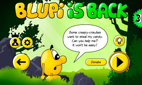 Menu principal du jeu Blupi is Back (2024), disponible sur Android et Windows. https://www.maniabricks.com/games/blupi-is-back/

Main menu of Blupi Is Back (2024), a video game available for Android and Windows. https://www.maniabricks.com/games/blupi-is-back)