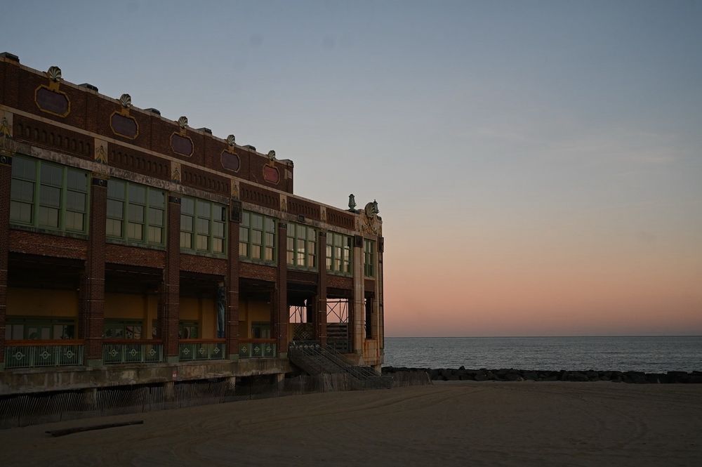 Convention Hall at sunset