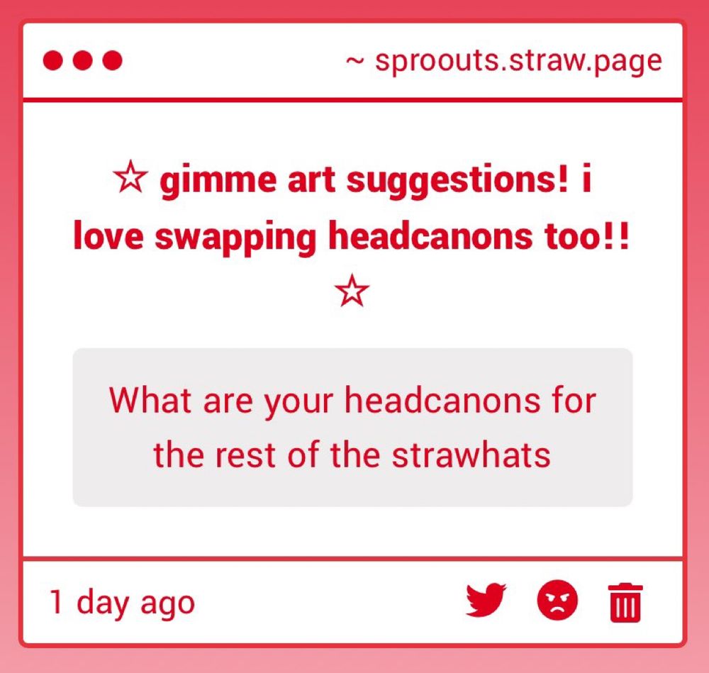 What are your headcanons for the rest of the strawhats