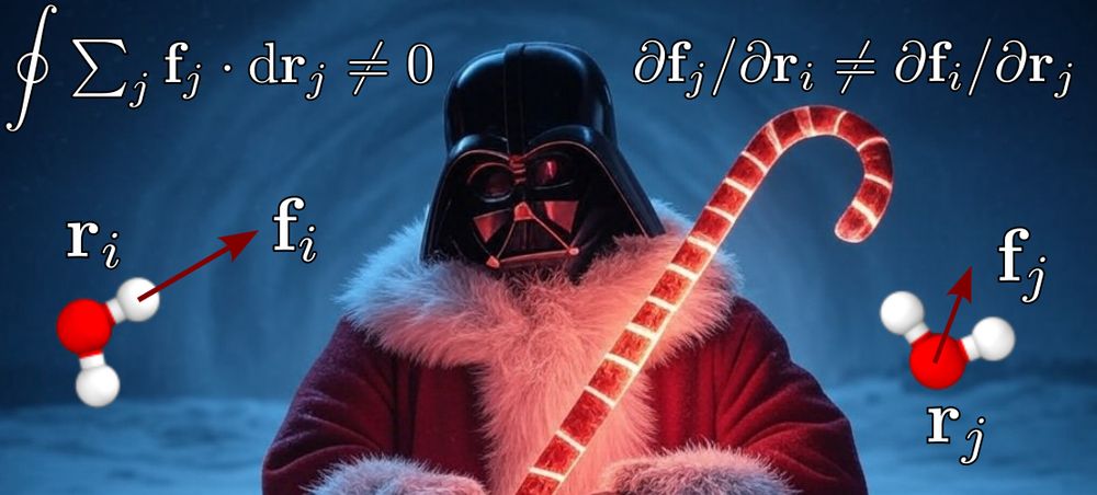 Darth Vader dressed as Santa presents a non-conservative forcefield