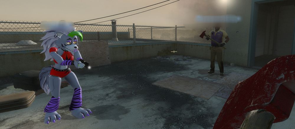 Roxanne wolf from the popular game : Left 4 Dead