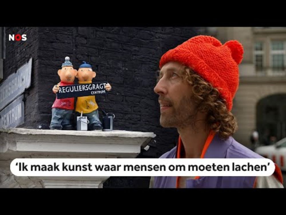 Straatkunstenaar Frankey wordt ook wel de Nederlandse Banksy genoemd