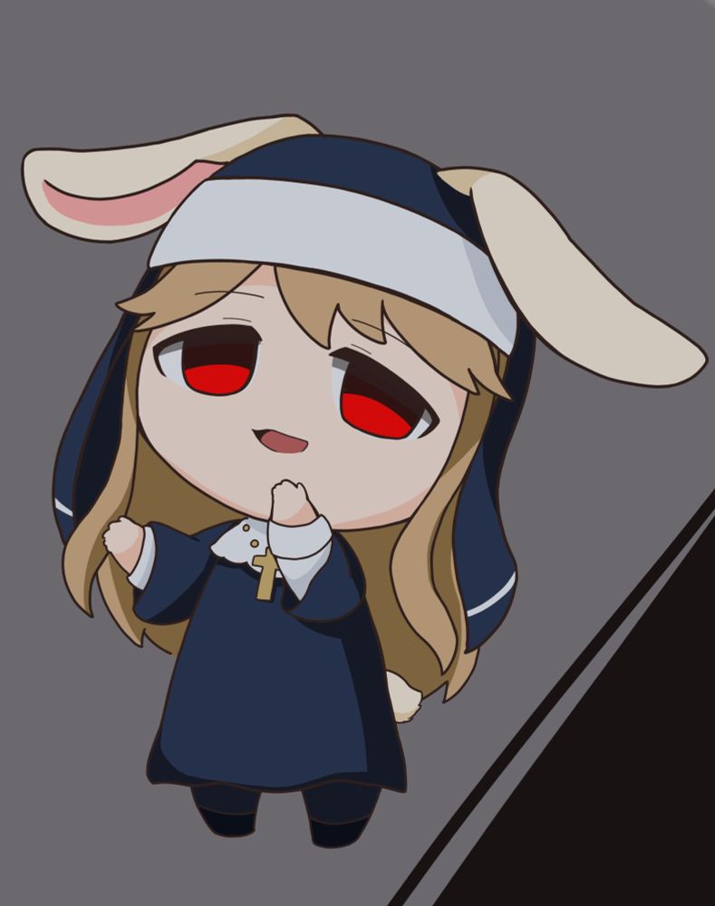 何の獣人か不明なのでさしあたってウサギ

作画ミスに気付いたので修正しました