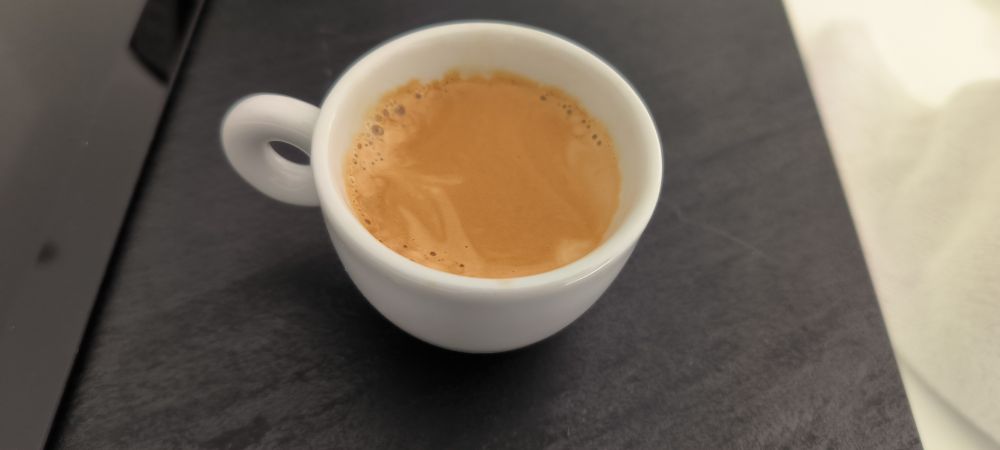 A decent espresso.