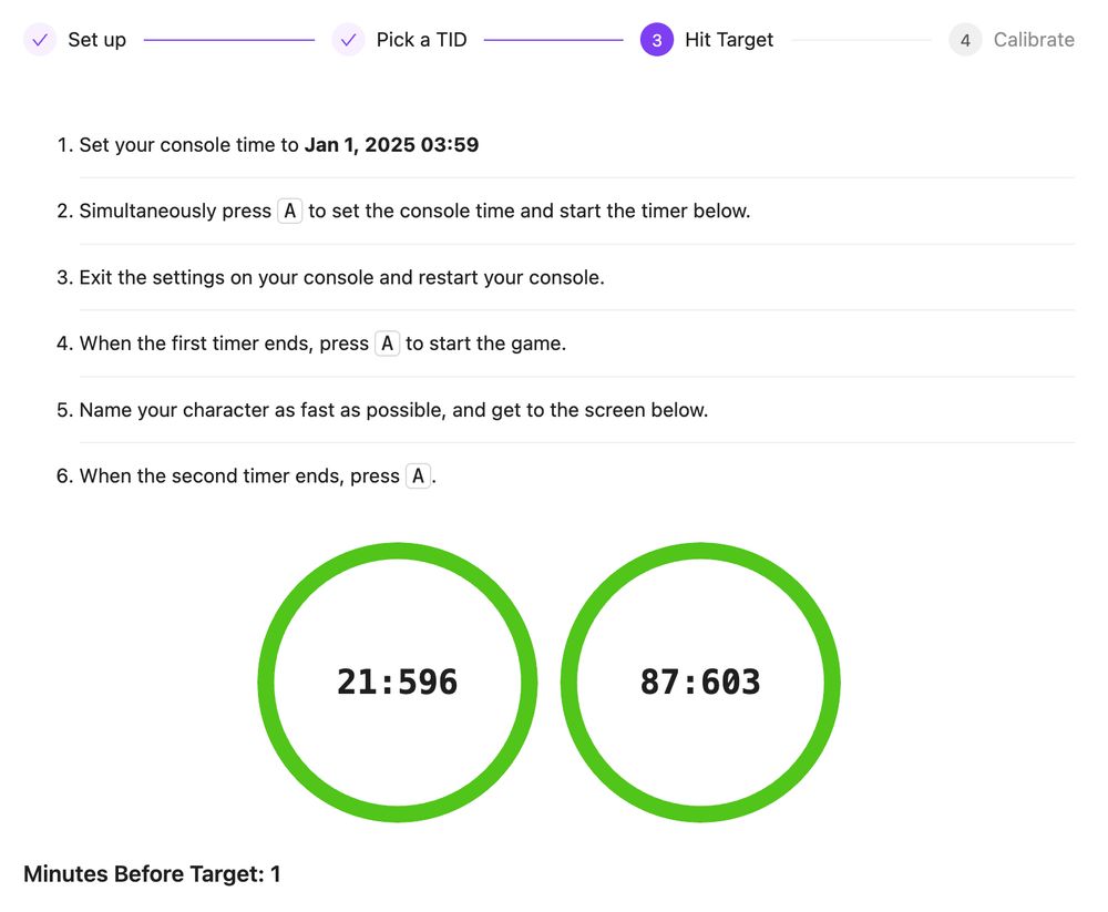 Work in progress web tool