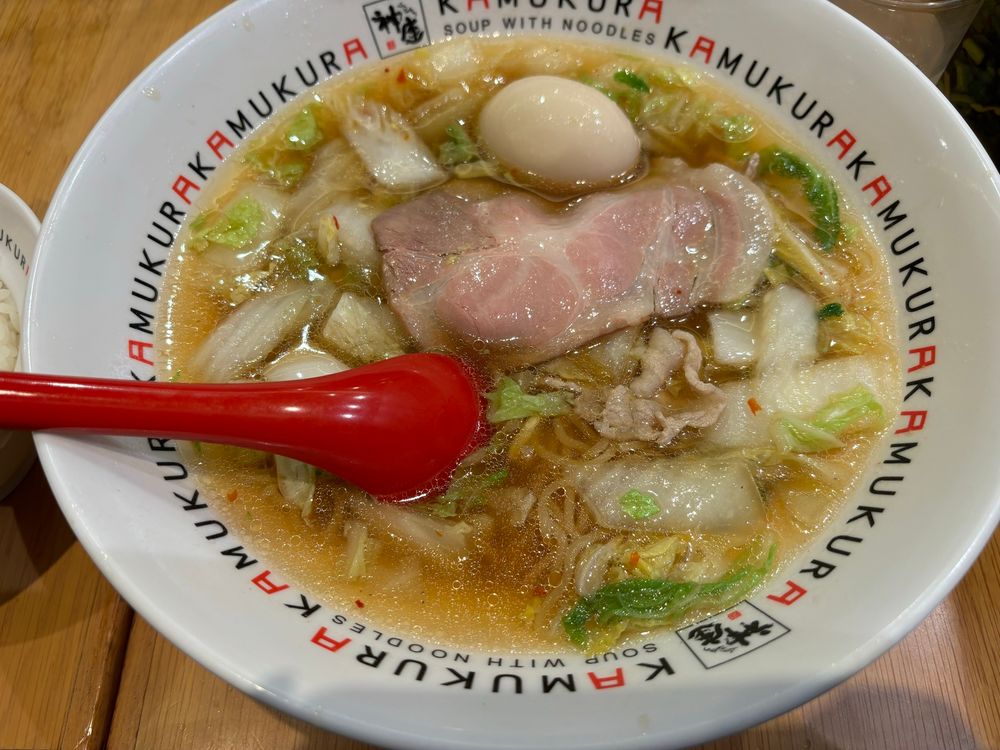 どうとんぼり神座
煮卵＆チャーシュー