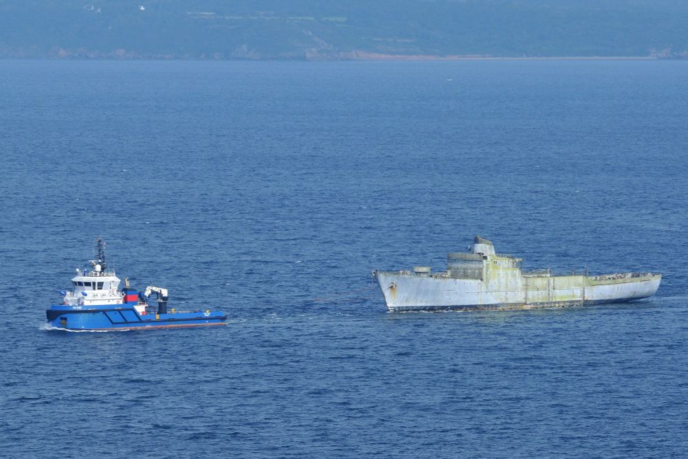 L’ancien patrouilleur austral Albatros a fait son dernier voyage