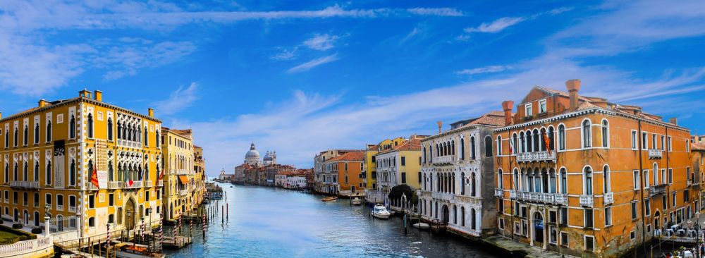 view of a Venice canal.