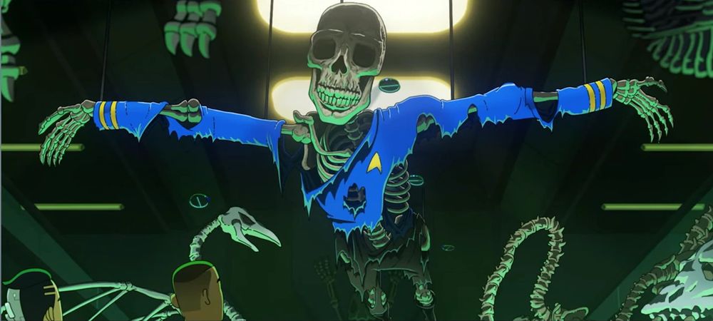 Spock Two's skeleton ("Lower Decks").