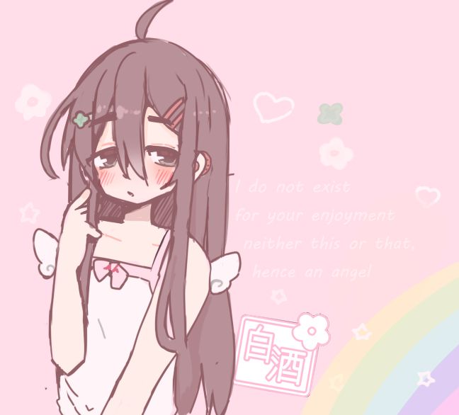 lbgt nonbinary transgender cute kawaii aesthetic cute pink cutecore kawaii cute kawaii deaf character idk what else to put here im sorry digital art i guess ranboiw lbgtqi i forgot the letters im dumb im sorry.... they are so me