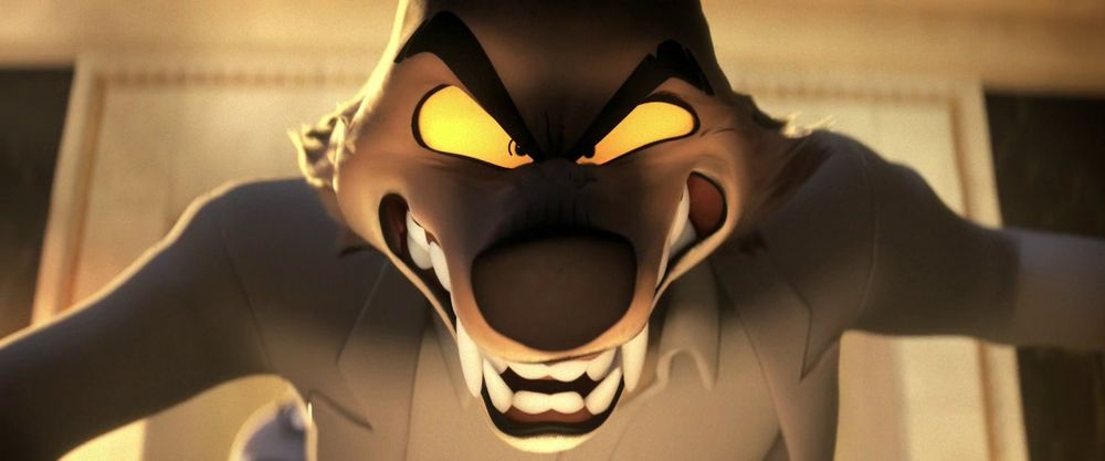 A shot of him in the Prologue of The Bad Guys 2 looking menacing 