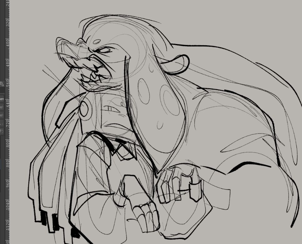 a seadog alien is shown to be barking at something off screen while being in the very close proximity of ianar's space. 