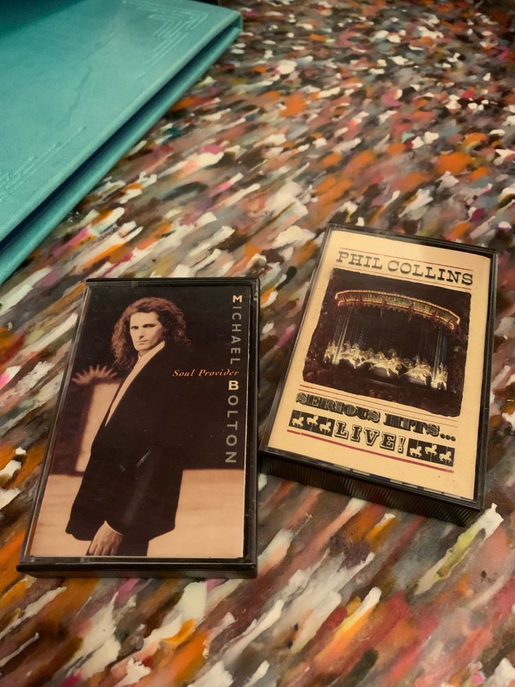 Michael Bolton & Phil Collins cassette tapes 