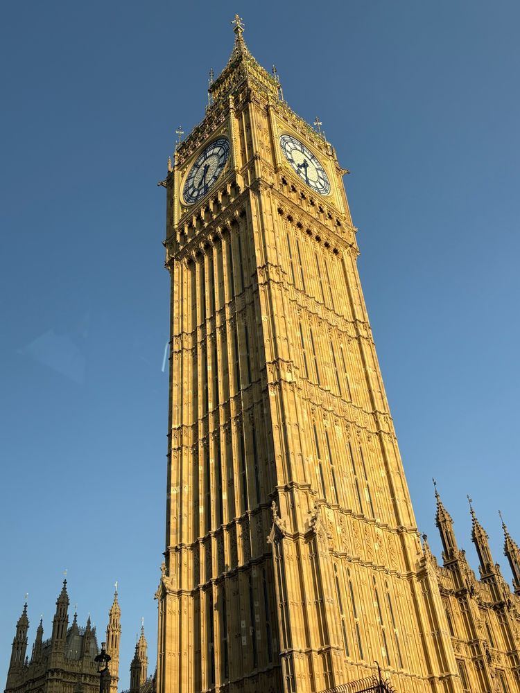 A photo of Big Ben clocktower in London England 