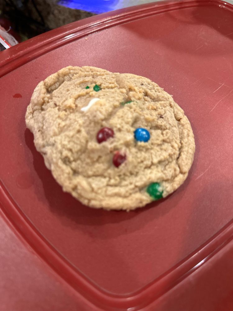 Picture of baked cookie 