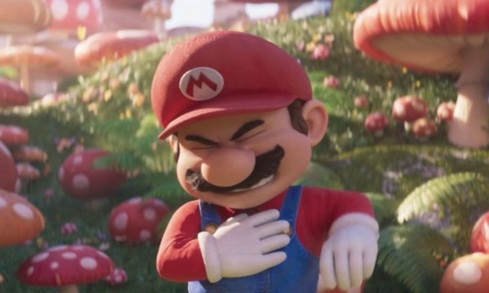 imagem do encanador mario, do super mario bros, com a mão no peito e uma cara de dor