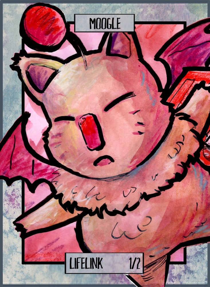 mtg moogle token from the new set