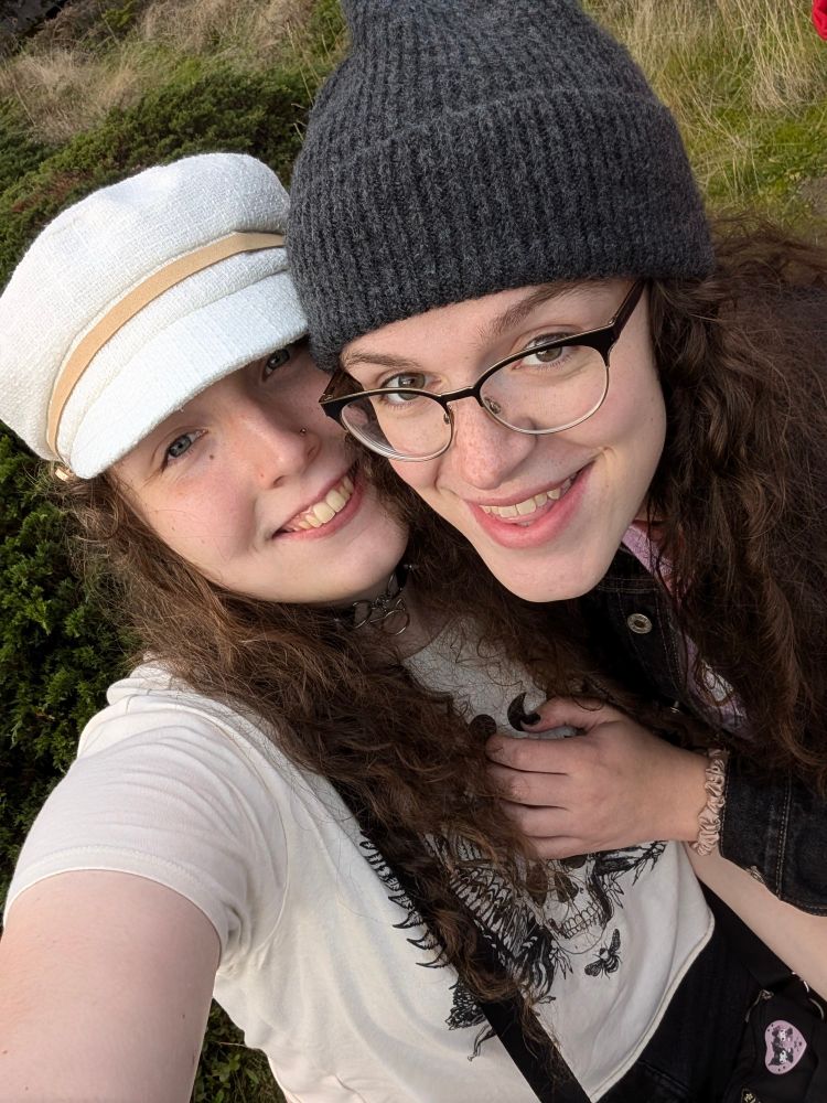 My girlfriend and I; selfie