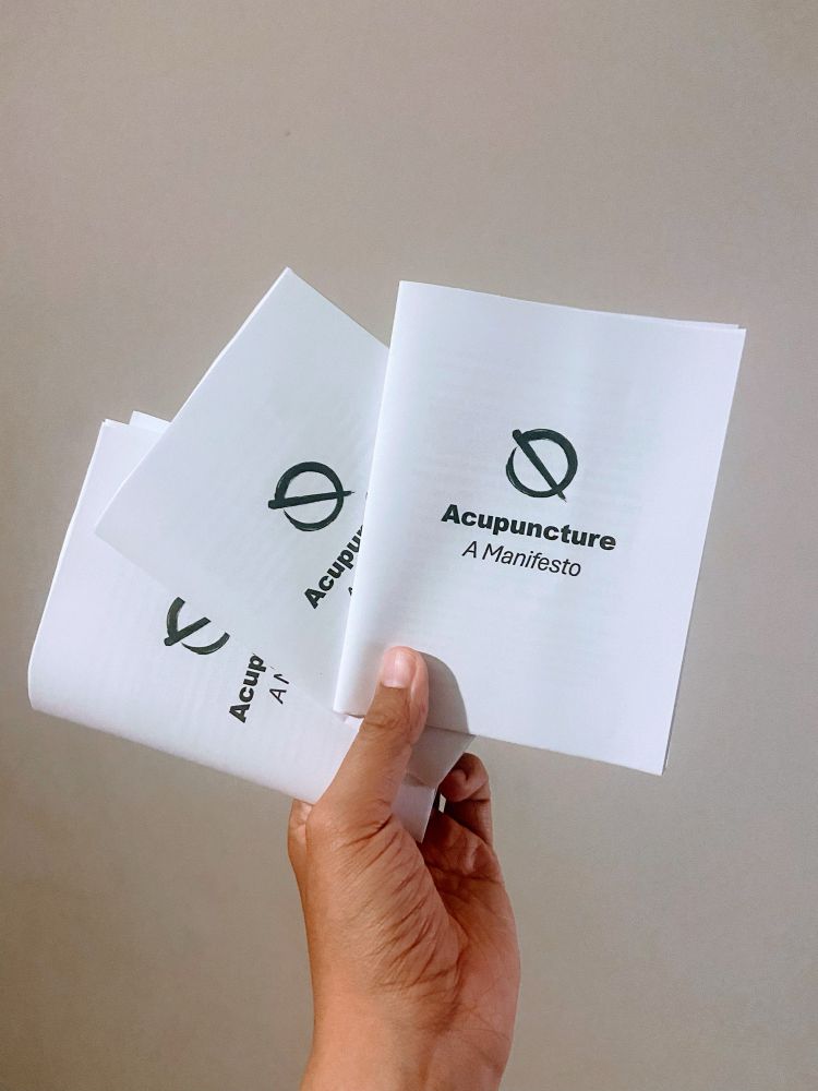 Acupuncture: A Manifesto (zine)