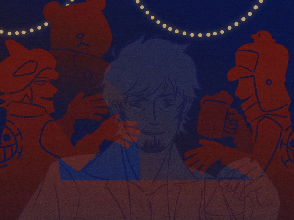 One piece Trafalgar Law, Penguin, Shachi and Bepo WIP by Dorbeos