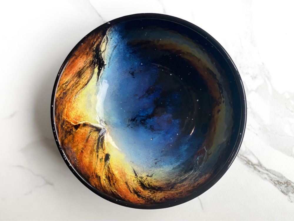 Bowl featuring Wizard nebula