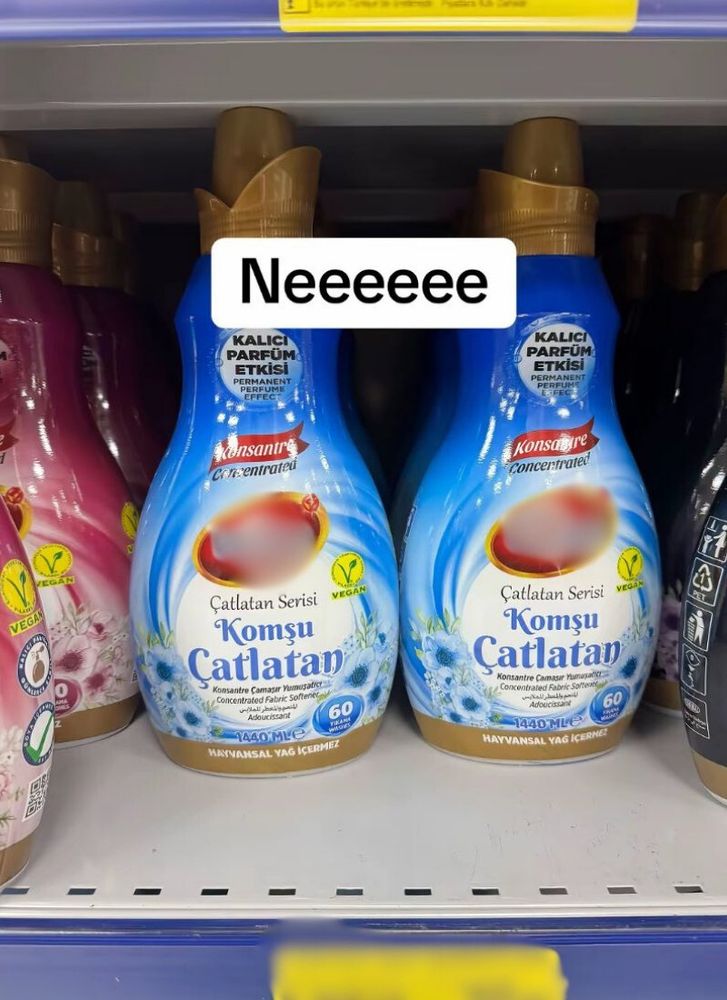 Haber : Bir Yumuşatıcı Markası'nın, "Çatlatan Serisi" Adı Altında Ürünlerine Verdiği İlginç İsimler Sosyal Medya'da Gündem Oldu.

-Dünür Çatlatan.
-⁠Komşu Çatlatan.
-Elti Çatlatan.
-Kaynana Çatlatan.