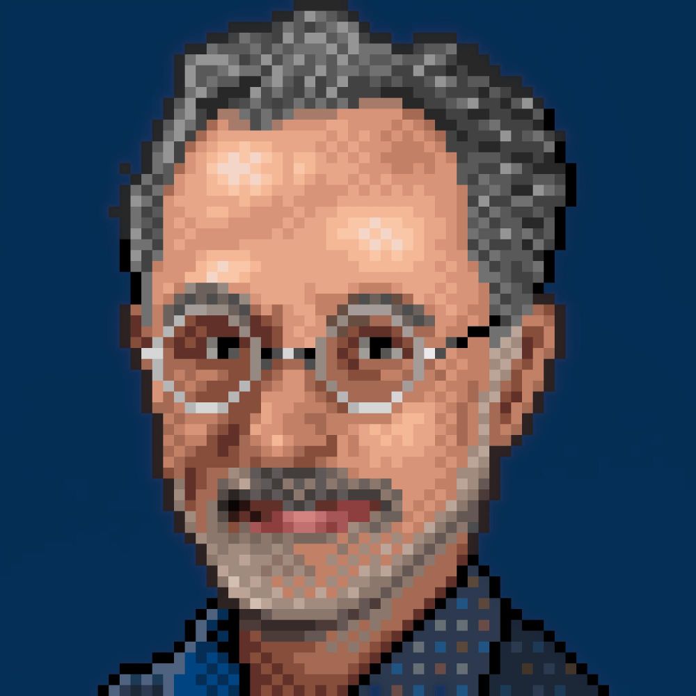 My pixelart version of a photo of myself. 