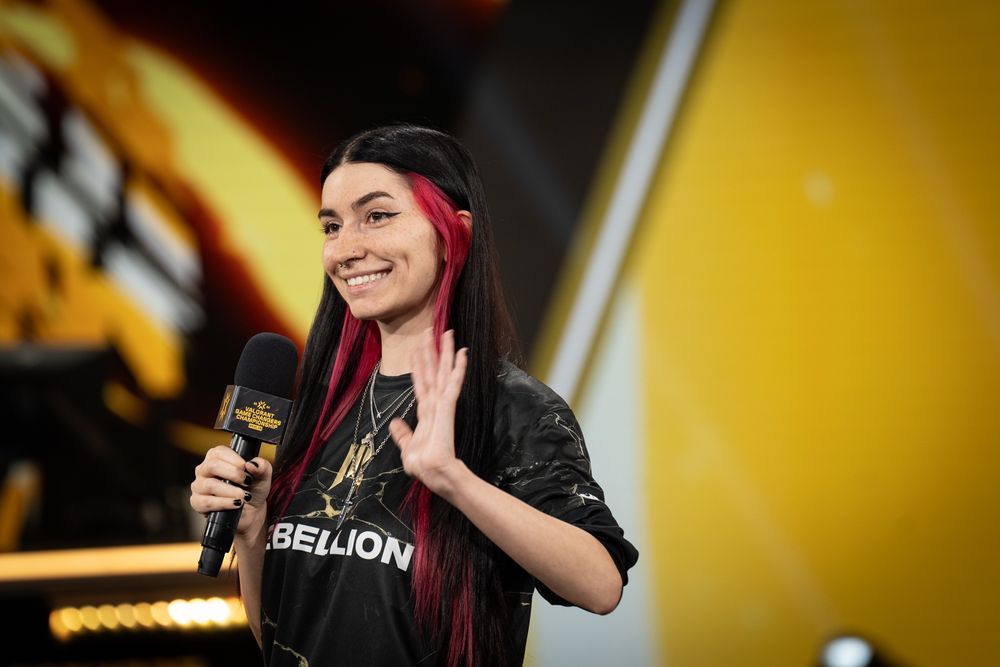 Shopify Rebellion’s alexis in post-match interview 