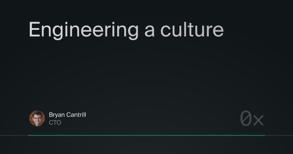 Engineering a culture / Oxide