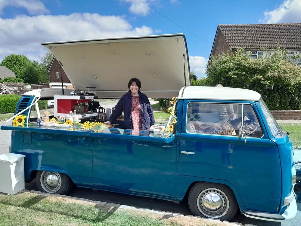 Me in my coffee van