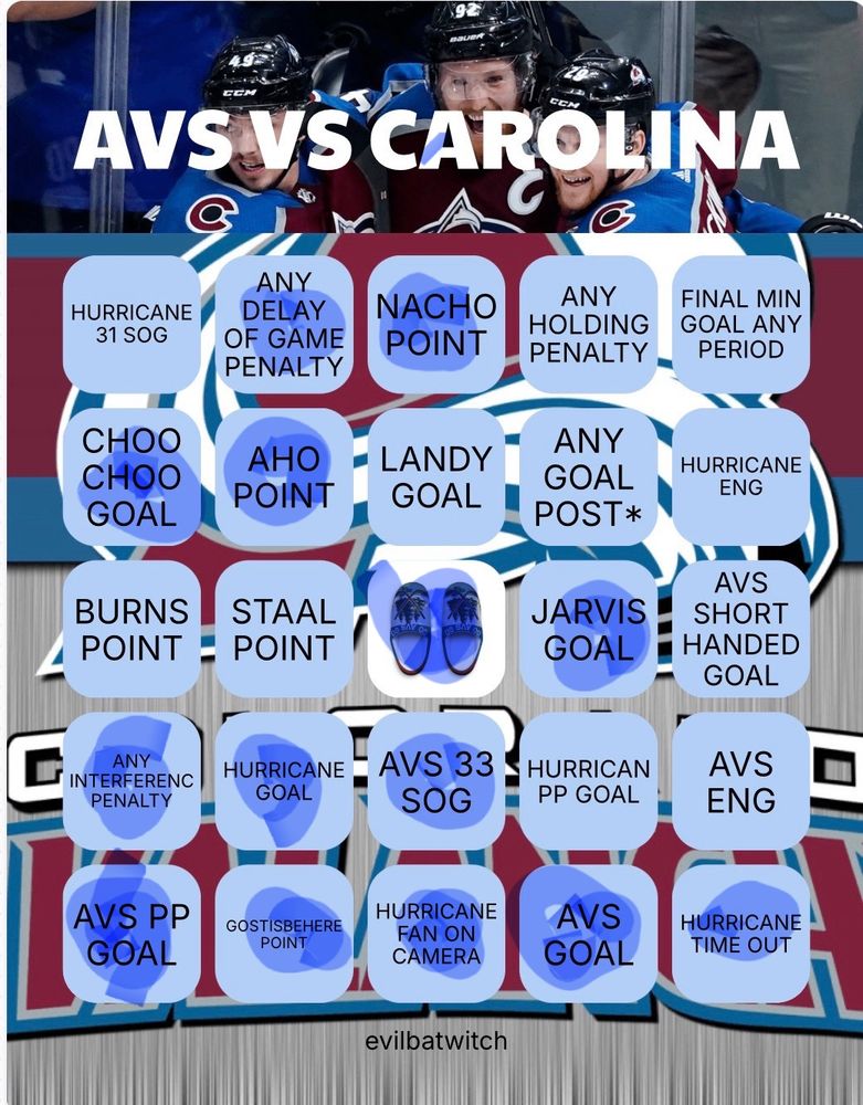 Av's bingo card bingo! 