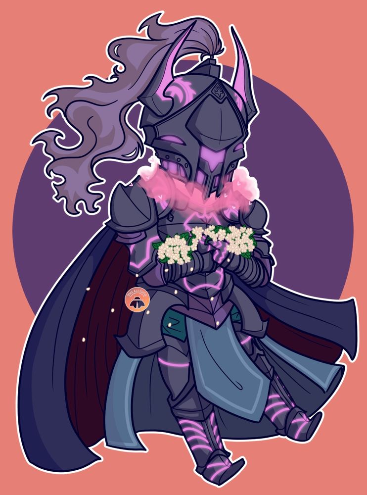 Canus from Cafe Enchante, holding a bunch of white jasmine