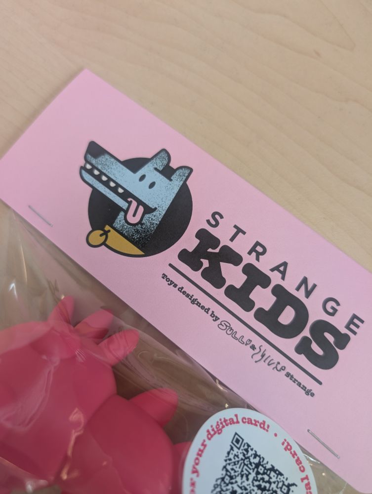 Strange Kids packaging from 3d printed toy