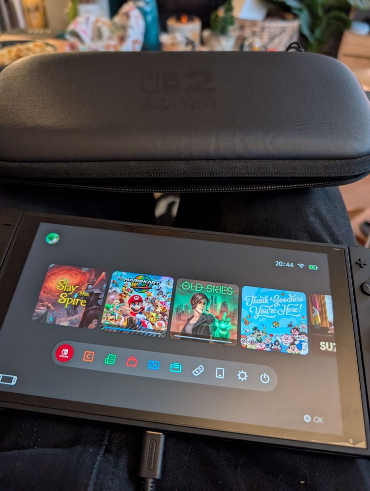 Switch 2 Console on my lap